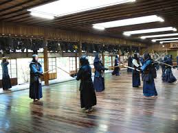 training at dojo